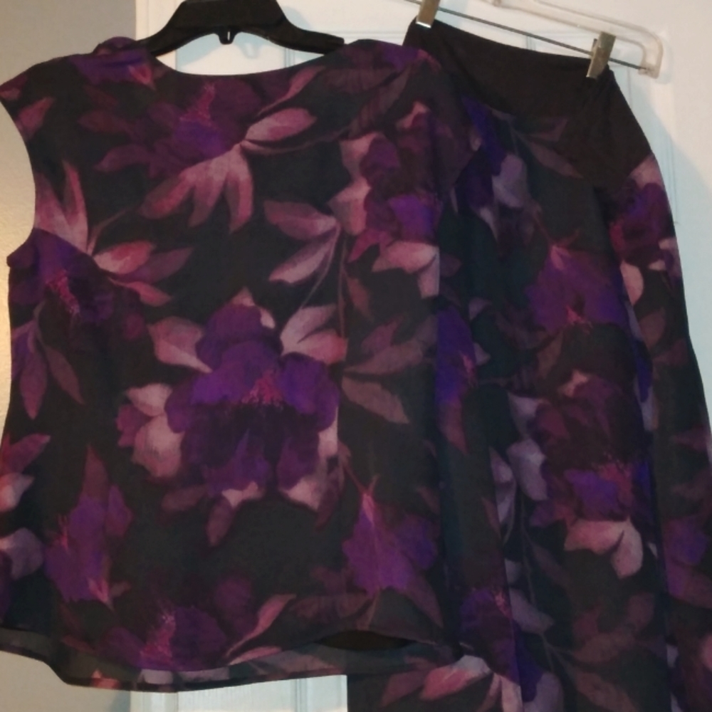 Charter Club two piece. Skirt and top. Size 14P
